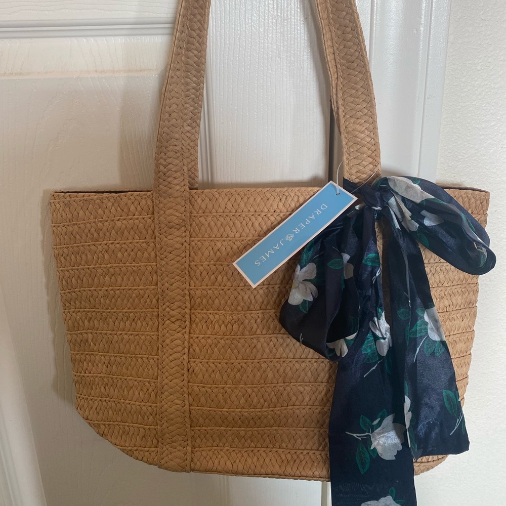 Draper James Everyday Straw Bag